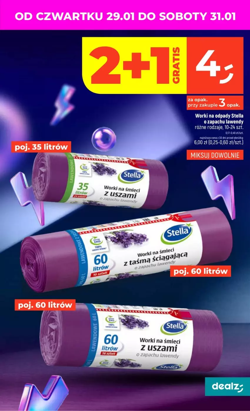Gazetka promocyjna Dealz - NOWA GAZETKA - ważna 29.01 do 04.02.2026 - strona 11 - produkty: Worki na śmiec, Worki na śmieci