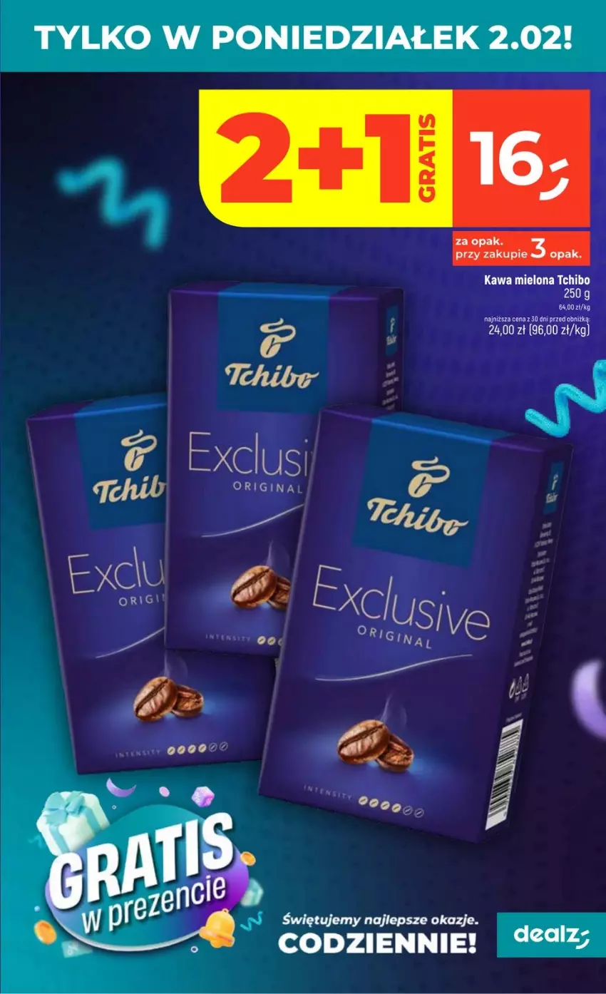 Gazetka promocyjna Dealz - NOWA GAZETKA - ważna 29.01 do 04.02.2026 - strona 45 - produkty: Kawa, Kawa mielona, Tchibo