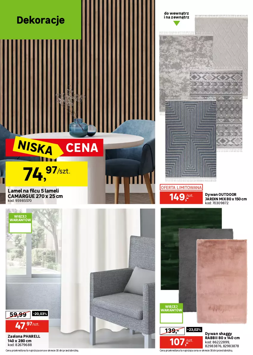 Gazetka promocyjna Leroy Merlin - Gazetka Leroy Merlin - ważna 17.06 do 14.07.2026 - strona 18 - produkty: Dywan, Karnisz, Listwa, Roleta, Szyna, Zasłona