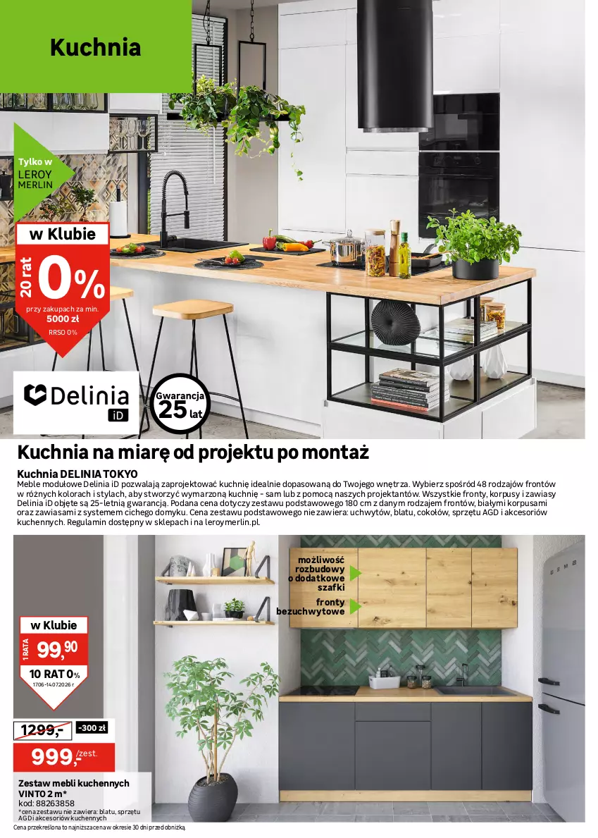 Gazetka promocyjna Leroy Merlin - Gazetka Leroy Merlin - ważna 17.06 do 14.07.2026 - strona 20 - produkty: Bateria, Gra, Grafika, Korpusy, Kuchnia, Meble, Rum, Silikon sanitarny, Zestaw mebli kuchennych, Zlew, Zlewozmywak