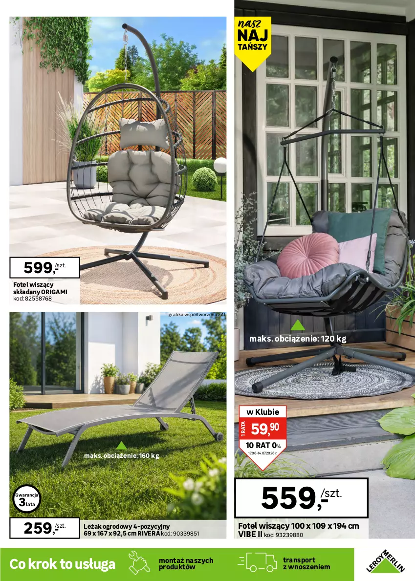 Gazetka promocyjna Leroy Merlin - Gazetka Leroy Merlin - ważna 17.06 do 14.07.2026 - strona 3 - produkty: Fa, Fotel, Gra, Grafika, Narożnik, Por, Puf, Sofa, Sofa 2-osobowa, Sport, Stolik, Tran