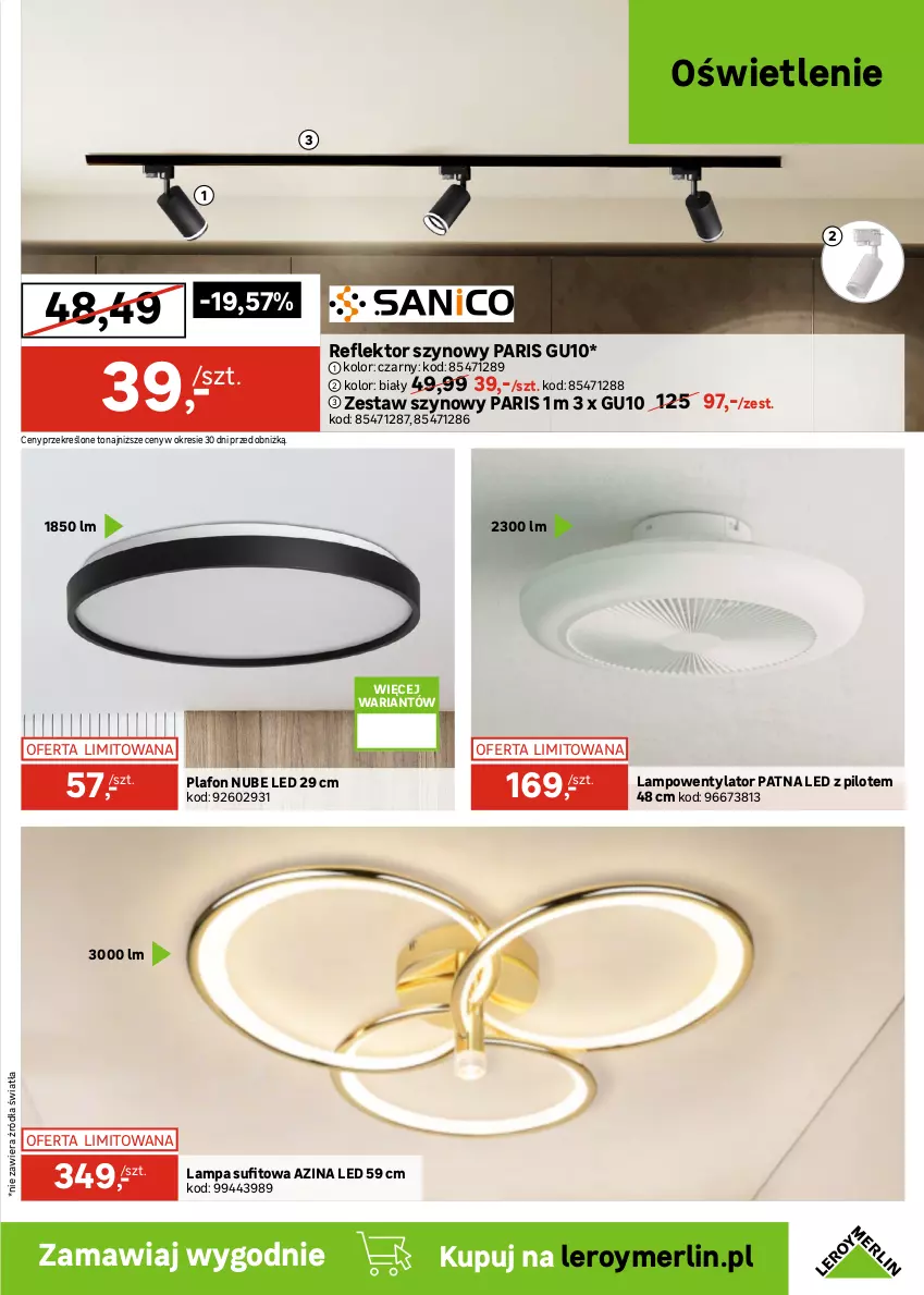 Gazetka promocyjna Leroy Merlin - Gazetka Leroy Merlin - ważna 17.06 do 14.07.2026 - strona 37 - produkty: Fa, Gniazdo pojedyncze, Grzejnik, Grzejnik stalowy, Lampa, Lampa sufitowa, Plafon, Przewód, Ramka, Reflektor, Ser, Włącznik podwójny, Włącznik pojedynczy