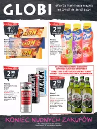 Gazetka promocyjna Carrefour - Gazetka Globi - Gazetka - ważna od 30.08 do 30.08.2021 - strona 1 - produkty: Piwa, Piwo, Piec, Gra, Napój energetyczny, Namysłów, Kosz, Lion, Lack, Baton, Napój, Nestlé