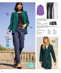 Gazetka promocyjna Bonprix - DENIM CLUB - Gazetka - ważna od 07.02 do 07.02.2024 - strona 72 - produkty: Hiacynt, Pasek, Dżinsy, Wełna, Płaszcz