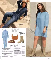 Gazetka promocyjna Bonprix - DENIM CLUB - Gazetka - ważna od 07.02 do 07.02.2024 - strona 9 - produkty: Torebka, Pasek, Wełna, Kombinezon, Sukienka, Botki