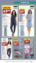 Gazetka promocyjna Aldi - Zaplanuj zakupy wcześniej - Gazetka - ważna od 21.05 do 21.05.2022 - strona 4 - produkty: Klapki, Karp, Wełna, Kombinezon, Spodnie, Sukienka, Fa