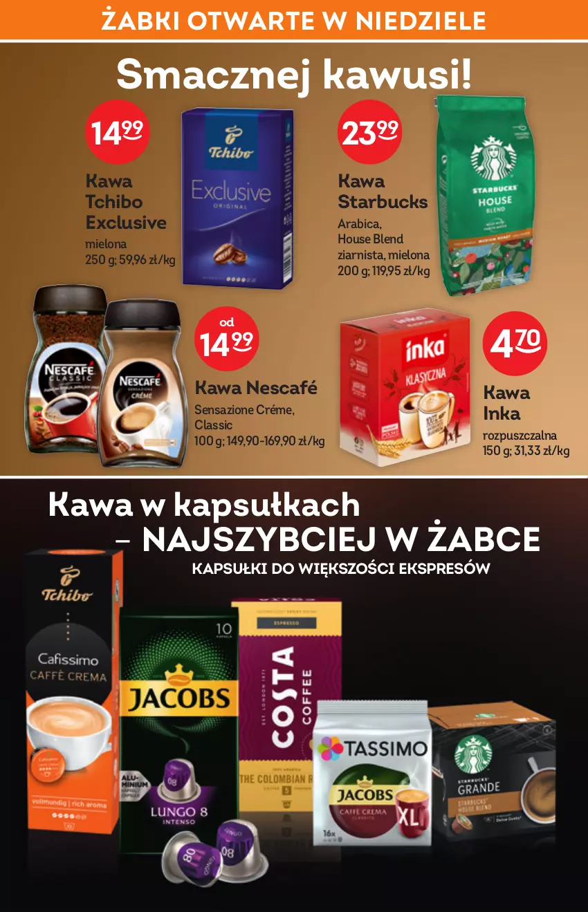 Gazetka promocyjna Żabka - ważna 25.05 do 07.06.2022 - strona 45 - produkty: BIC, Inka, Kawa, Nescafé, Tchibo