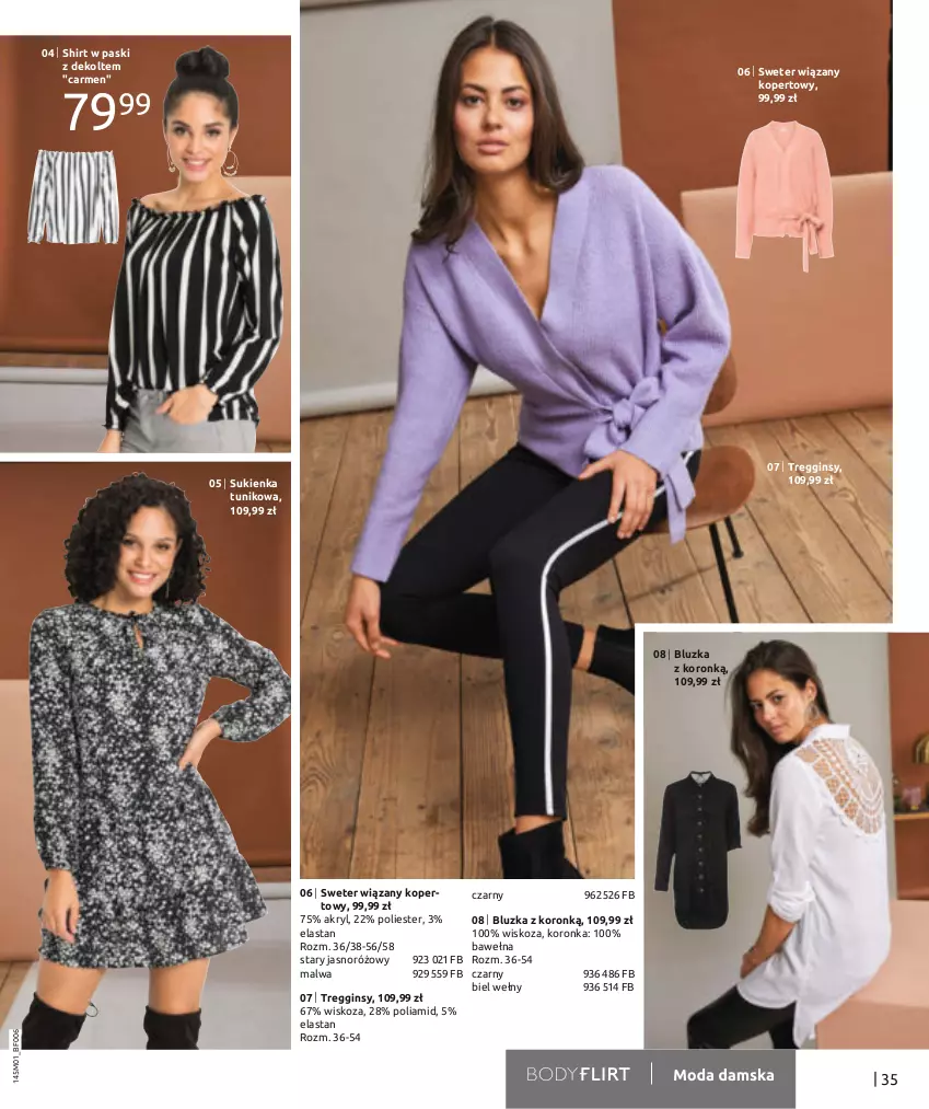 Gazetka promocyjna Bonprix - Nowy rok = nowy look! - ważna 03.01 do 03.07.2022 - strona 37 - produkty: Gin, Sukienka, Sweter, Wełna