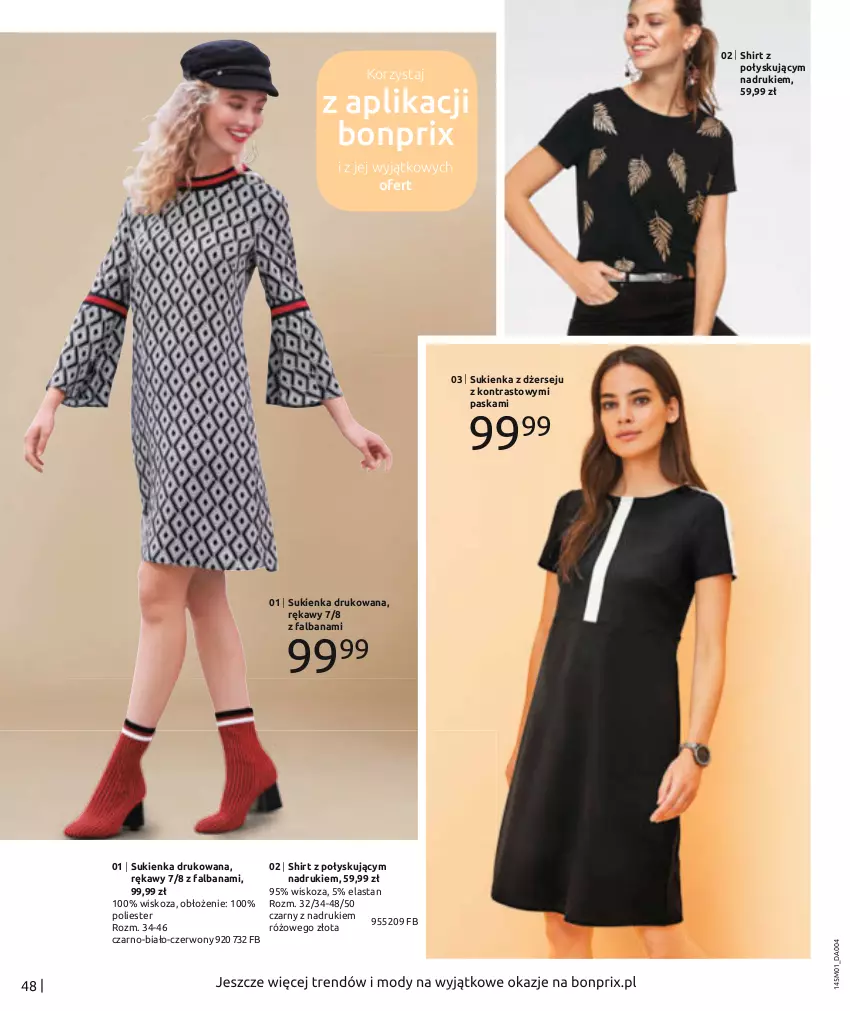 Gazetka promocyjna Bonprix - Nowy rok = nowy look! - ważna 03.01 do 03.07.2022 - strona 50 - produkty: Fa, Sukienka