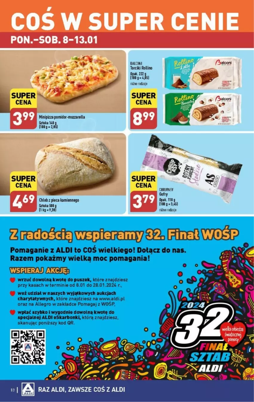 Gazetka promocyjna Aldi - ważna 08.01 do 13.01.2024 - strona 10 - produkty: Allegro, Gofry, Mozzarella, O nas, Pizza