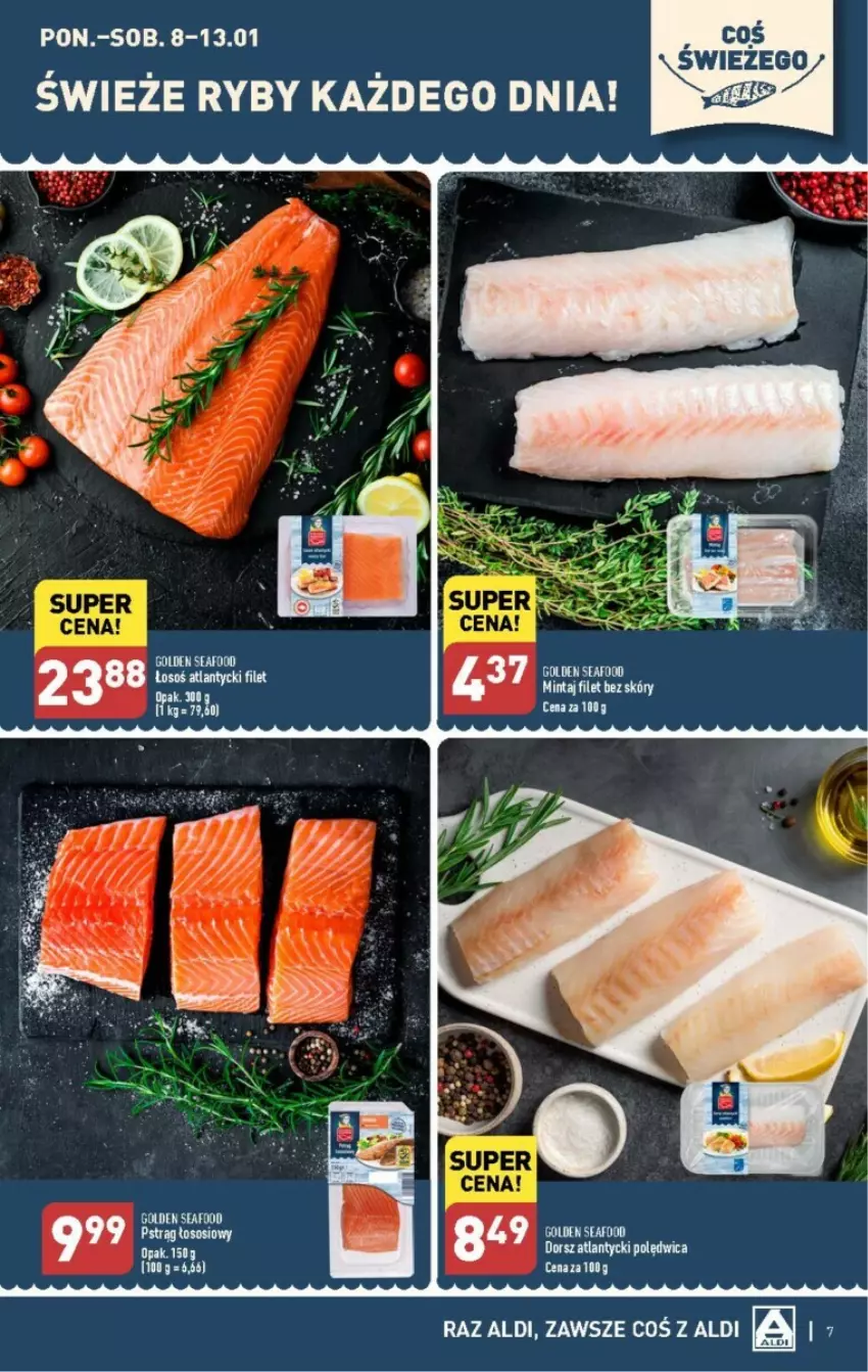 Gazetka promocyjna Aldi - ważna 08.01 do 13.01.2024 - strona 30 - produkty: Dorsz, Golden Seafood, Mintaj, Polędwica