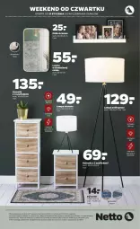 Gazetka promocyjna Netto - Dzien Babci i Dziadka - Gazetka - ważna od 23.01 do 23.01.2021 - strona 8 - produkty: Dywanik, Rama, Komoda, Półka, Moda, Lampa podłogowa, Lampa, Lustro, Lampa stołowa, Dywan