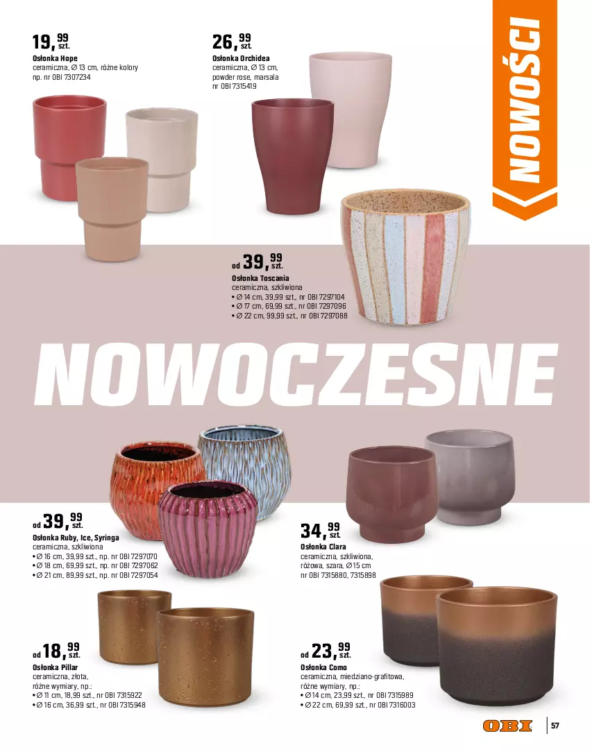 Gazetka promocyjna Obi - Gazetka OBI - ważna 09.04 do 30.06.2025 - strona 57 - produkty: Gra, Mars, Osłonka, Storczyk