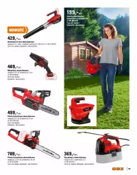 Gazetka promocyjna Obi - Gazetka OBI - Gazetka - ważna od 30.06 do 30.06.2025 - strona 115 - produkty: Noż, Nożyce, Sekator, Warka, Dmuchawa do liści, Kasza, Akumulator, Einhell