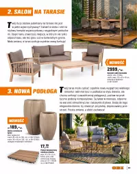 Gazetka promocyjna Obi - Gazetka OBI - Gazetka - ważna od 30.06 do 30.06.2025 - strona 121 - produkty: Por, Jadalnia, Stolik, Stół, Sofa, Kamera, Sznurek, Poducha, Cappuccino, Fotel, Fa