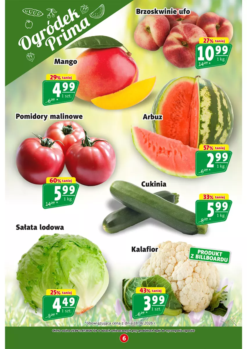 Gazetka promocyjna Prim Market - ważna 25.06 do 01.07.2026 - strona 6 - produkty: Kalafior