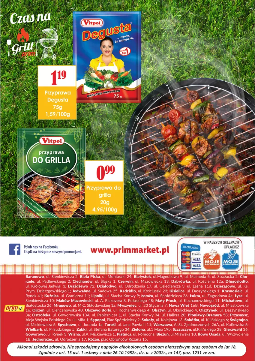 Gazetka promocyjna Prim Market - Gazetka - ważna 02.05 do 31.05.2021 - strona 12 - produkty: Fa, Gra, Grill, Jednorożec, Kisiel, Koc, Malm, Mysz, Ogród, Olej, Papier, Piątnica, Róża, Sok, Sokół, Stock