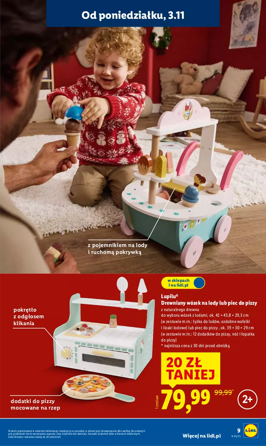 Gazetka promocyjna Lidl - GAZETKA - ważna 03.11 do 07.11.2025 - strona 13 - produkty: Lizaki, Lody, Piec, Pojemnik, Wózek