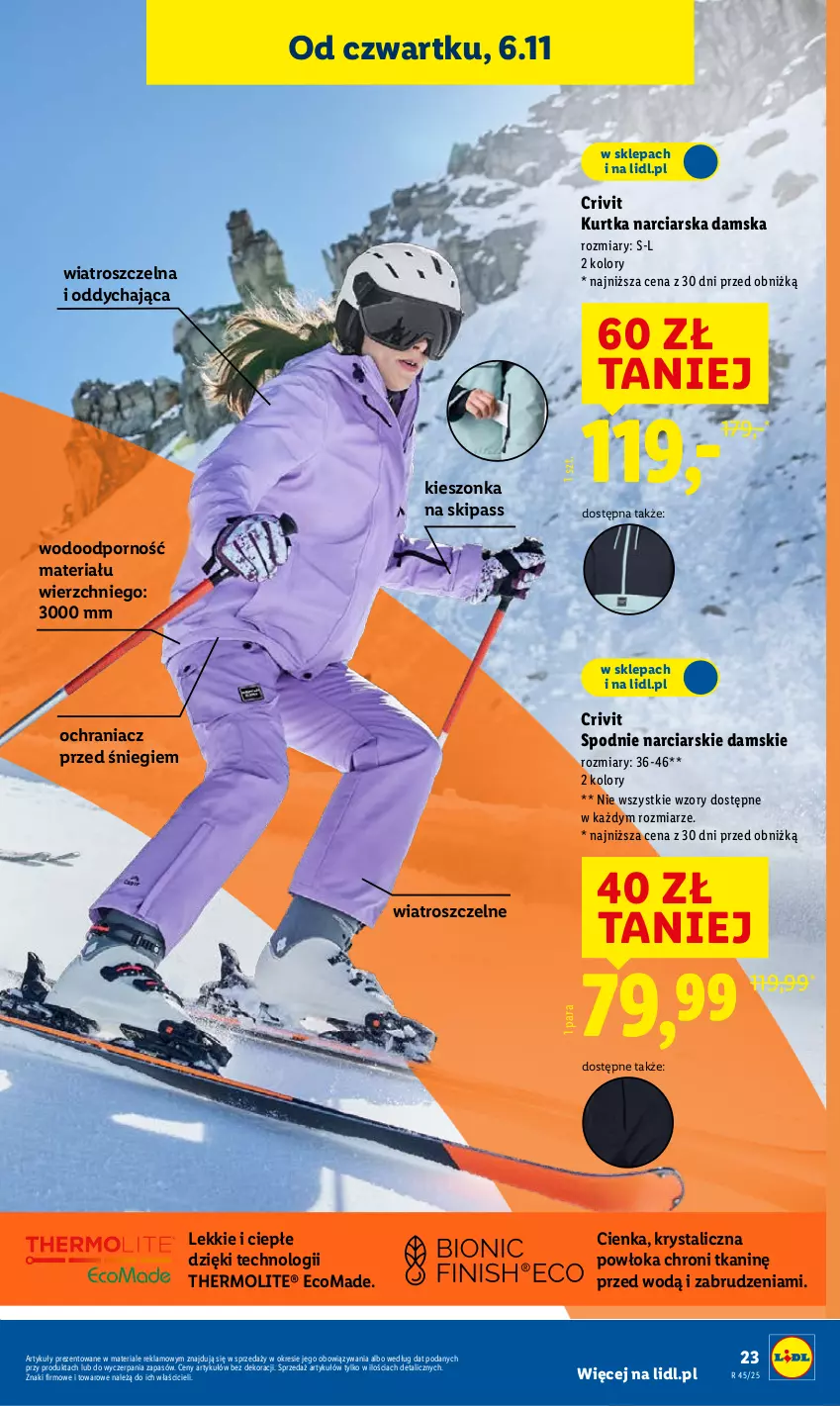 Gazetka promocyjna Lidl - GAZETKA - ważna 03.11 do 07.11.2025 - strona 27 - produkty: Kurtka, Por, Spodnie