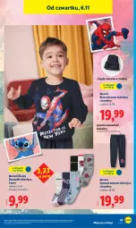 Gazetka promocyjna Lidl - GAZETKA - Gazetka - ważna od 07.11 do 07.11.2025 - strona 47 - produkty: Sok, Karp, Skarpetki, Dres, Disney, Dzieci, Spodnie, Bluza, Spodnie dresowe, Bluza dresowa