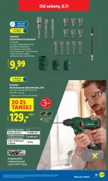 Gazetka promocyjna Lidl - GAZETKA - Gazetka - ważna od 07.11 do 07.11.2025 - strona 53 - produkty: Parkside, Ser, Gra, Wiertarka, Tarka, Regał, Młot, Młotowiertarka, Akumulator