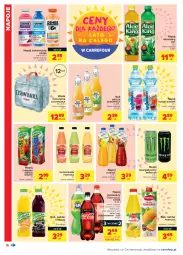 Gazetka promocyjna Carrefour - Gazetka Carrefour - Gazetka - ważna od 24.07 do 24.07.2021 - strona 16 - produkty: Sok, Napój energetyczny, Lemoniada, Kosz, Coca-Cola, Napoje, Fortuna, Napój izotoniczny, Napój gazowany, Tymbark, Oshee, Fanta, Woda mineralna, Owoce, Kubuś, Woda, Napój, Cisowianka, Nektar, Hortex, Fa