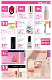 Gazetka promocyjna Hebe - Gazetka - Gazetka - ważna od 02.07 do 02.07.2026 - strona 7 - produkty: Makijaż, Por, Bell, Maybelline, Tusz, Laur, Pomada, Pomada do brwi, Max Factor, Paleta, Lakier do paznokci, Gosh, Olej, Lakier, Fa