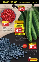 Gazetka promocyjna Biedronka - Od poniedzialku - Gazetka - ważna od 25.05 do 25.05.2024 - strona 17 - produkty: Borówka, Borówka amerykańska, Ogórek, Pomidorki