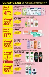 Gazetka promocyjna Biedronka - Od poniedzialku - Gazetka - ważna od 25.05 do 25.05.2024 - strona 42 - produkty: Elseve, Palmolive, Pantene, Elmex, Nivea