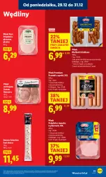 Gazetka promocyjna Lidl - GAZETKA - Gazetka - ważna od 31.12 do 31.12.2025 - strona 31 - produkty: Piec, Polędwica, Ser, Pur, Parówki, Parówki z szynki, Dulano, PIKOK