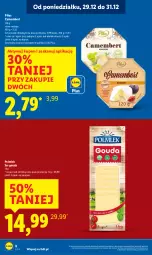 Gazetka promocyjna Lidl - GAZETKA - Gazetka - ważna od 31.12 do 31.12.2025 - strona 8 - produkty: Ser, Pilos, Camembert, POLMLEK, Gouda