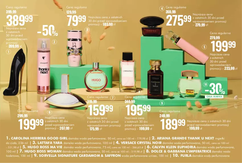 Gazetka promocyjna Super Pharm - ważna 12.09 do 06.10.2024 - strona 3 - produkty: Calvin Klein, Carolina Herrera, Fa, Gra, Hugo Boss, Perfum, Versace, Woda, Woda perfumowana, Woda toaletowa