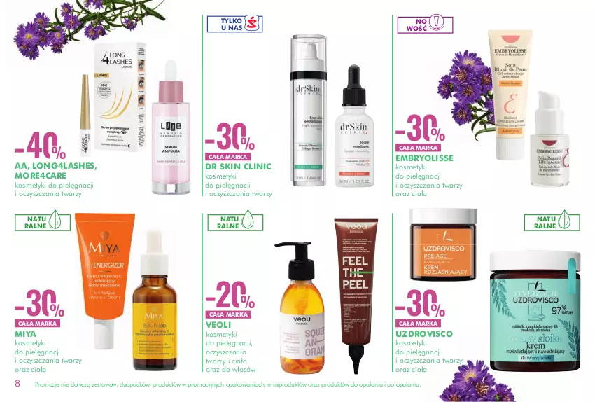 Gazetka promocyjna Super Pharm - ważna 12.09 do 06.10.2024 - strona 8 - produkty: Clin, Embryolisse, Kosmetyki do pielęgnacji