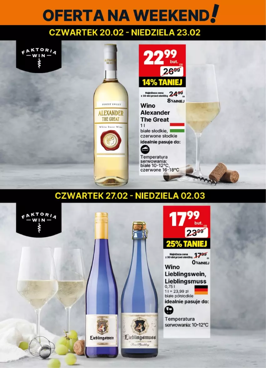 Gazetka promocyjna Delikatesy Centrum - DeliBarek DC08-DC09 - ważna 17.02 do 02.03.2025 - strona 2 - produkty: Mus, Ser, Wino