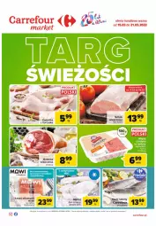Gazetka promocyjna Carrefour - Gazetka Market Targ świeżości - Gazetka - ważna od 21.03 do 21.03.2022 - strona 1 - produkty: Kurczak, Glazura, Ser, Mintaj, Lazur