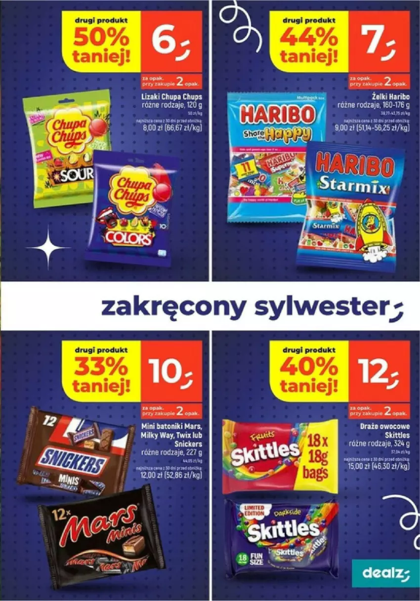 Gazetka promocyjna Dealz - ważna 27.12 do 31.12.2024 - strona 16 - produkty: Baton, Chupa Chups, Lizaki, Mars, Milky Way, Por, Tonik, Twix