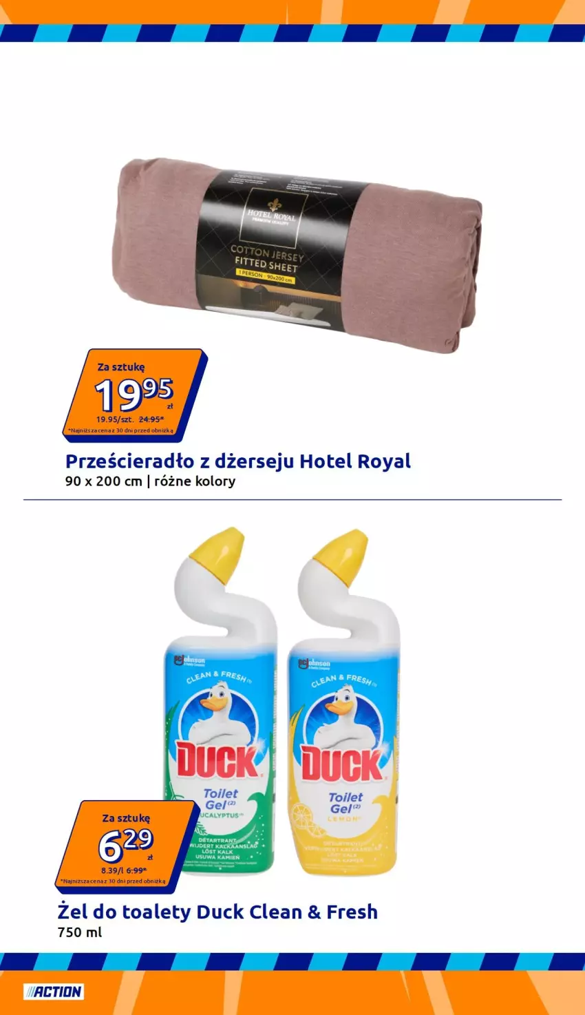 Gazetka promocyjna Action - Gazetka tydzień 36 2026 - ważna 02.09 do 08.09.2026 - strona 20 - produkty: Duck, Prześcieradło