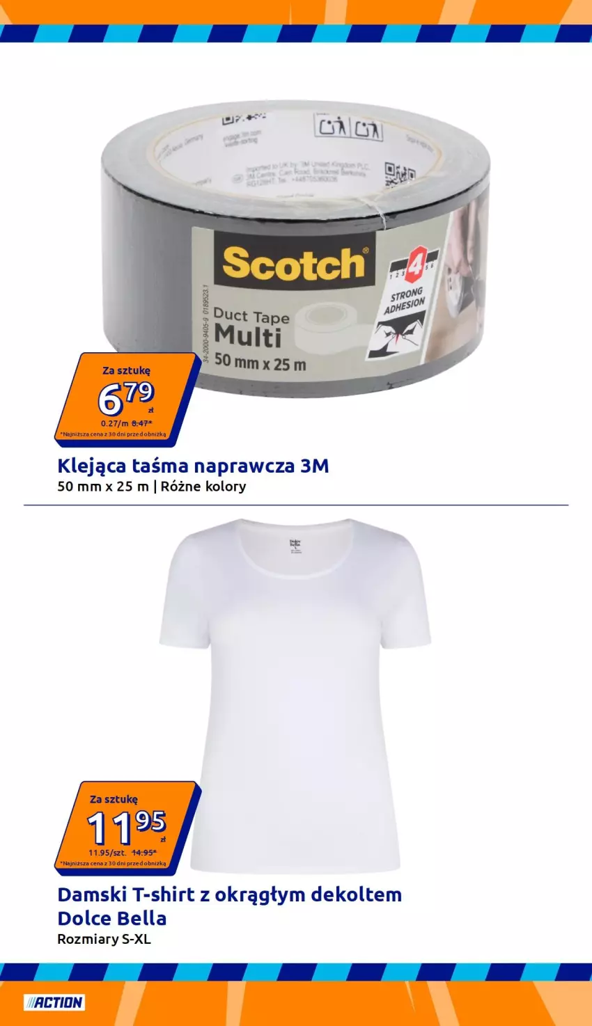 Gazetka promocyjna Action - Gazetka tydzień 36 2026 - ważna 02.09 do 08.09.2026 - strona 30 - produkty: Bell, Bella, Klej, T-shirt, Taśma naprawcza