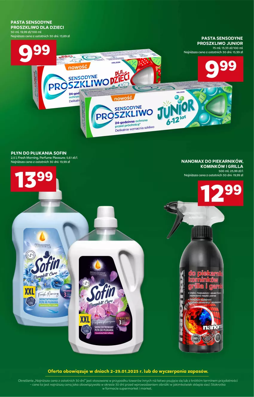 Gazetka promocyjna Stokrotka - Supermarket Opole/Radom - ważna 03.01 do 08.01.2025 - strona 17 - produkty: Fa, Grill, Nanomax, Perfum, Piekarnik, Płyn do płukania, Sensodyne