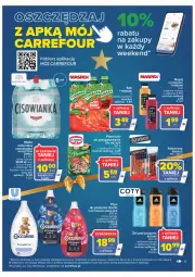 Gazetka promocyjna Carrefour - Gazetka Carrefour - Gazetka - ważna od 11.12 do 11.12.2022 - strona 11 - produkty: Krakus, Por, Coccolino, Adidas, Płyn do płukania, Tymbark, Kabanos, Woda, Napój, Cisowianka, LG