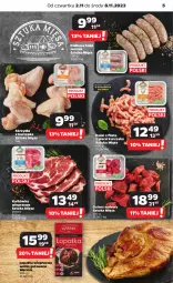 Gazetka promocyjna Netto - Artykuły spożywcze - Gazetka - ważna od 08.11 do 08.11.2023 - strona 5 - produkty: Kurczak, Gulasz wołowy, Karkówka wieprzowa, Kiełbasa biała, Kiełbasa