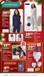 Gazetka promocyjna Aldi - Zaplanuj zakupy wcześniej - Gazetka - ważna od 24.12 do 24.12.2022 - strona 10 - produkty: Sweter, Top, Gin, Body, Rajstopy, Plecak, Wełna, Legginsy, Spodnie, Pocopiano, Fa