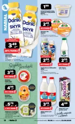 Gazetka promocyjna Netto - Od Poniedziałku - Gazetka - ważna od 23.08 do 23.08.2025 - strona 12 - produkty: Hummus, Ser, Mus, BIC, Danone, Piątnica, Müllermilch, Oliwki, Jogurt, Robico, Serek homogenizowany, Serek, Müller, Napój mleczny, Danio, Suszone pomidory, Napój, Jogurt pitny, Pomidory, Kefir, Mleko