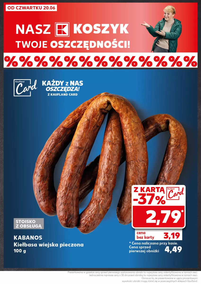 Gazetka promocyjna Kaufland - Kaufland - ważna 24.06 do 26.06.2024 - strona 14 - produkty: Kabanos, Kiełbasa, Kiełbasa wiejska, Piec