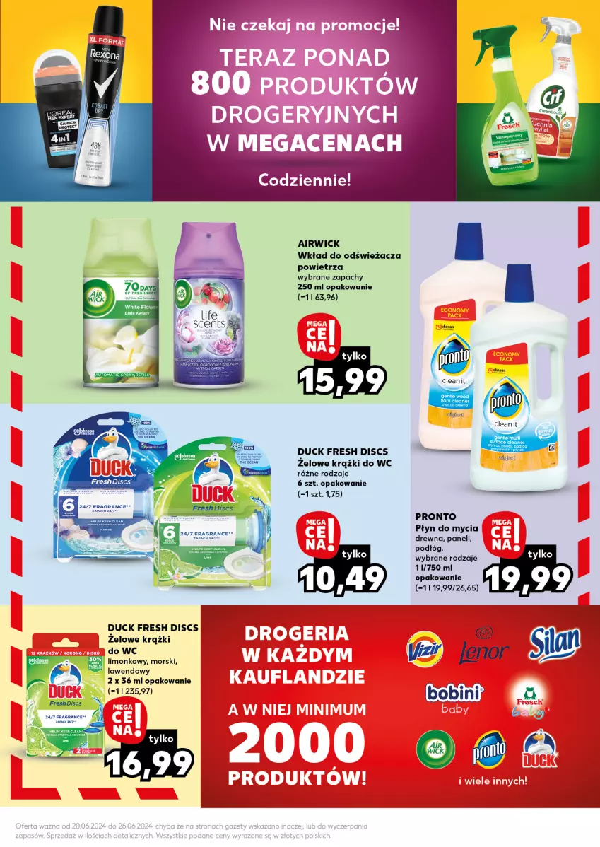 Gazetka promocyjna Kaufland - Kaufland - ważna 24.06 do 26.06.2024 - strona 23 - produkty: Duck, Płyn do mycia, Pronto