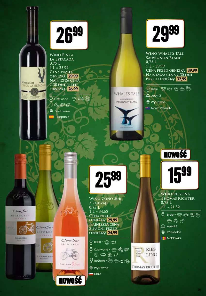 Gazetka promocyjna Dino - Katalog alkoholowy / maj 2024 - ważna 27.05 do 01.06.2024 - strona 25 - produkty: Sauvignon Blanc, Taca, Wino