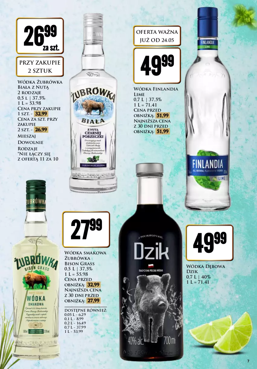 Gazetka promocyjna Dino - Katalog alkoholowy / maj 2024 - ważna 27.05 do 01.06.2024 - strona 7 - produkty: Finlandia, Gra, Wódka
