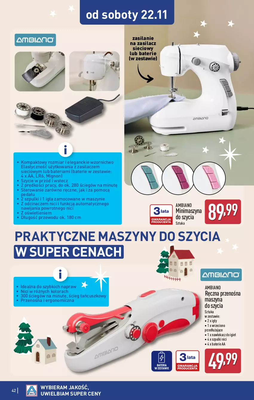 Gazetka promocyjna Aldi - Pełna oferta - ważna 17.11 do 22.11.2025 - strona 42 - produkty: Bateria, Silan, Szyna, Szyny