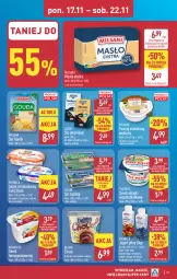 Gazetka promocyjna Aldi - Pełna oferta - Gazetka - ważna od 22.11 do 22.11.2025 - strona 13 - produkty: Ser topiony, Serek wiejski, Top, Sos, Sok, Ser, Isla, Twaróg, Piątnica, Jogurt, Kiwi, Rolmlecz, Serek homogenizowany, Serek, Solan, Delma, Twój Smak, Ser pleśniowy, Gouda, Kakao, Masło, Lazur, Mango, Jogurt pitny