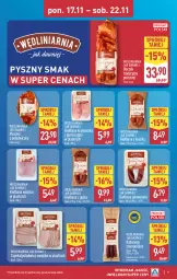 Gazetka promocyjna Aldi - Pełna oferta - Gazetka - ważna od 22.11 do 22.11.2025 - strona 9 - produkty: Piec, Polędwica, Kiełbasa wiejska, Kiełbasa krakowska, Szynka, Boczek, Kabanos, Kiełbasa